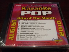 CHARTBUSTER POP HITS KARAOKE 30138 AUGUST 2010 CD G 12 SONGS