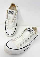 Converse Chuck Taylor All Star Slip 164301F US Men 5 Women 7 CTAS Used White