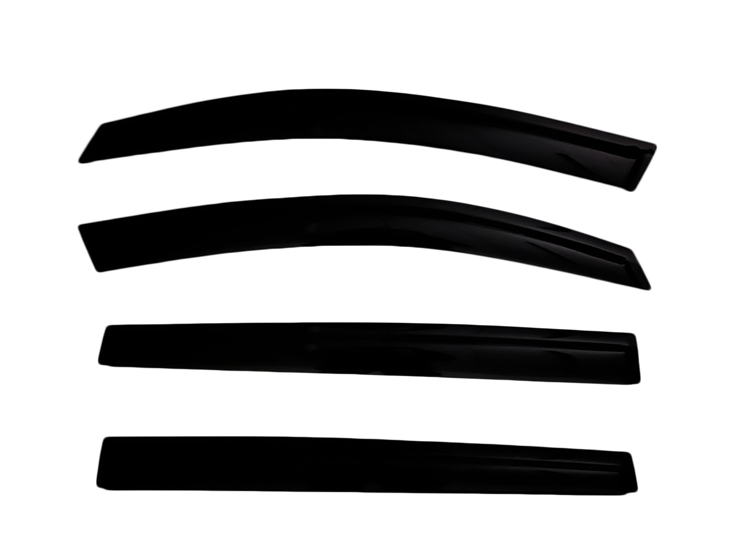 Smoke Tinted Window Visors Deflectors Rain Guards For Subaru Ascent