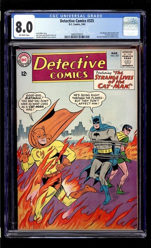 Detective Comics #325 1964 CGC 8.0 VF OW High Definition Scans**