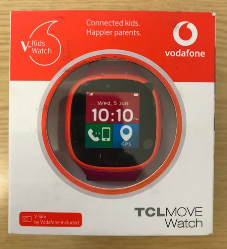 Vodafone V-Kids Watch Smart Watch GPS SOS Tracker Locator Voice Messaging PINK - Picture 4 of 4
