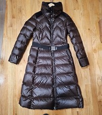 Seventy Women’s Down  Coat Long Puffer Faux Fur Collar  Size S ( 42 European)  