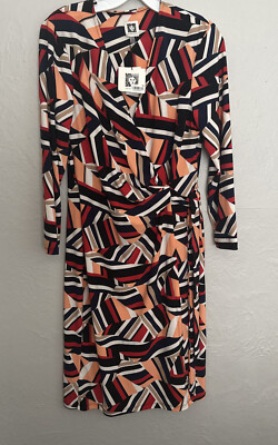 anne klein printed midi dress Anne Klein Women's Printed Midi Dress, 4
