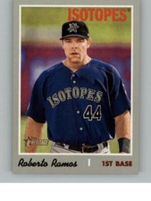 2019 Topps Heritage Minor League Roberto Ramos 164 Albuquerque Isotopes