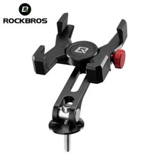 ROCKBROS Adjustable Bike Phone Holder Bicycle Handlebar Mount 4.7-7inch Alloy
