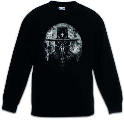 PLAGUE DOCTOR I Kids Boys Girls Pullover The Black Death Medicine Cure Mask