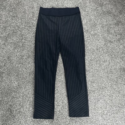 Save The Queen Womens Mixed Stripes Pants Trousers Size 12 UK 8 US L Navy Casual