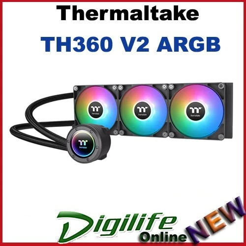 Thermaltake TH360 V2 ARGB Sync Edition Liquid CPU Cooler CL-W362-PL12SW-A