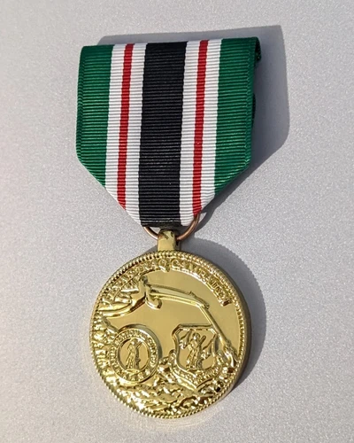 Texas Iraqi Campaign Medal - GOLD - Discontinued Medal - Super Rare -