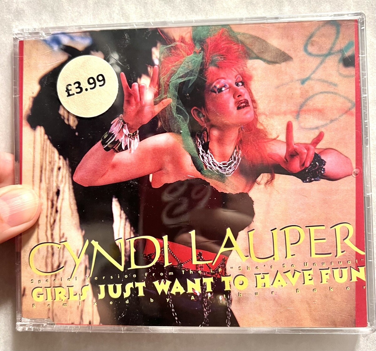 Cyndi Lauper Girls Just Want To Have Fun 1995 CD Single Import