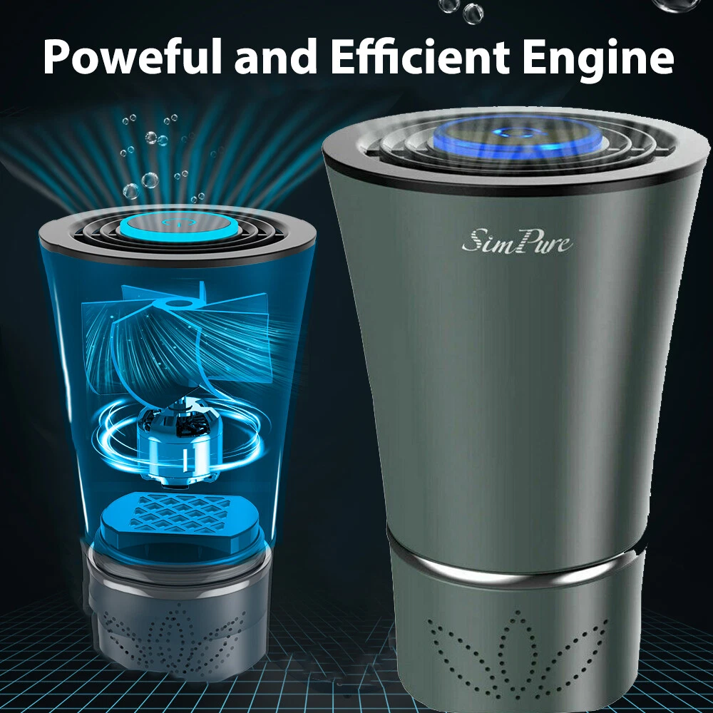 Mini Car Air Purifiers True Air Filters USB Air Cleaners for Car