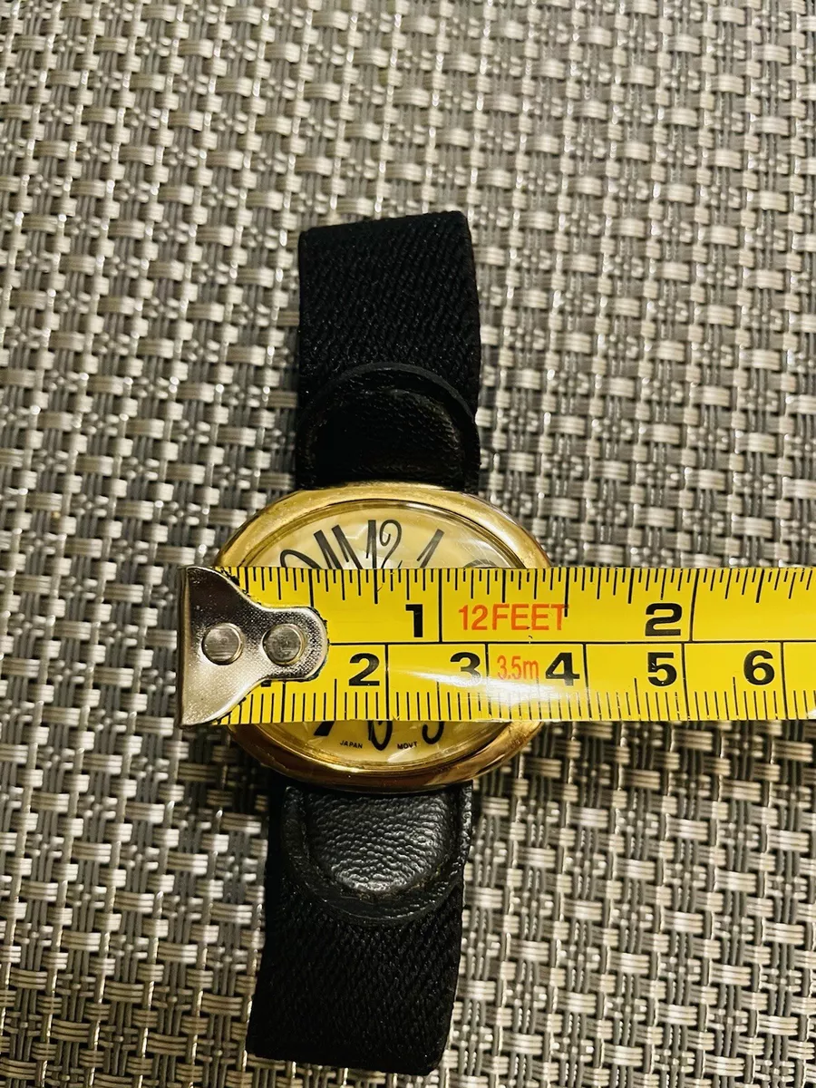 Collezio Quartz Watch Large Dial And Numbers Elastic Band Untested