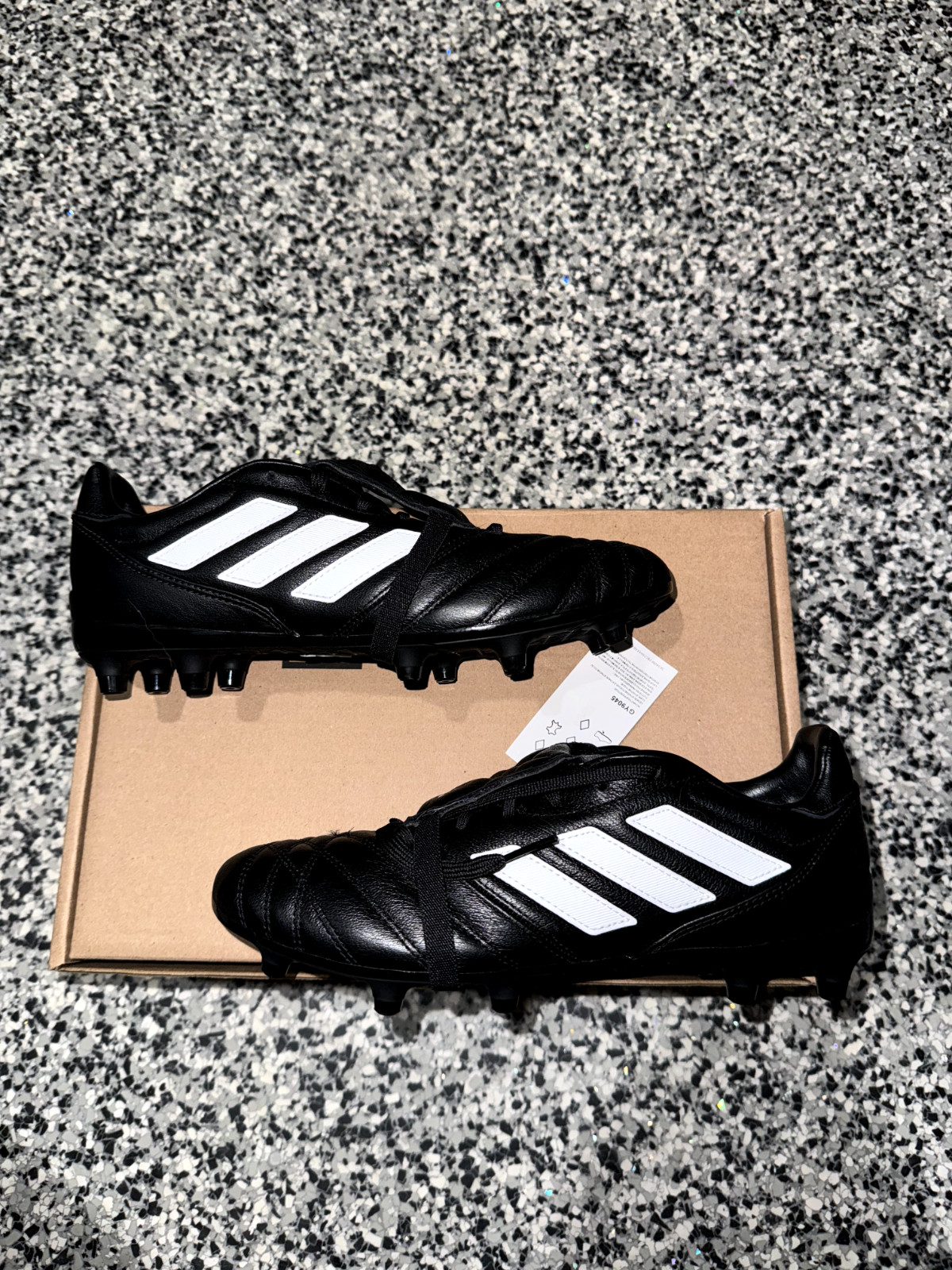 Adidas Copa Gloro FG Black White Size 7 GY9045 Soccer