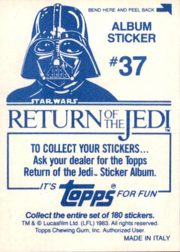 Star Wars ROTJ Trading Card Sticker Album Complete Your Set You Pick 1983 Topps - Bild 75 von 355