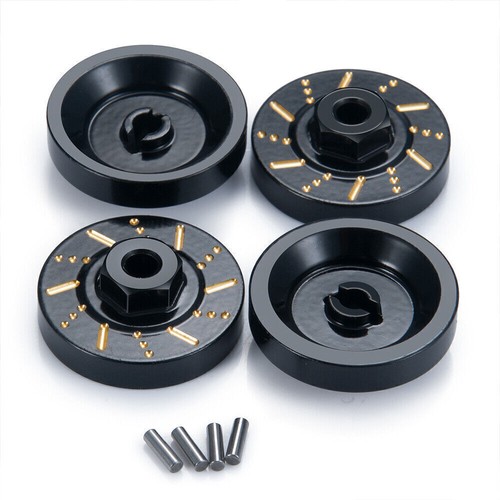 FLYXM 5MM Wheel Hex Adapter Brass Counterweight for Axial SCX24 90081 1/24 RC - Picture 3 of 10