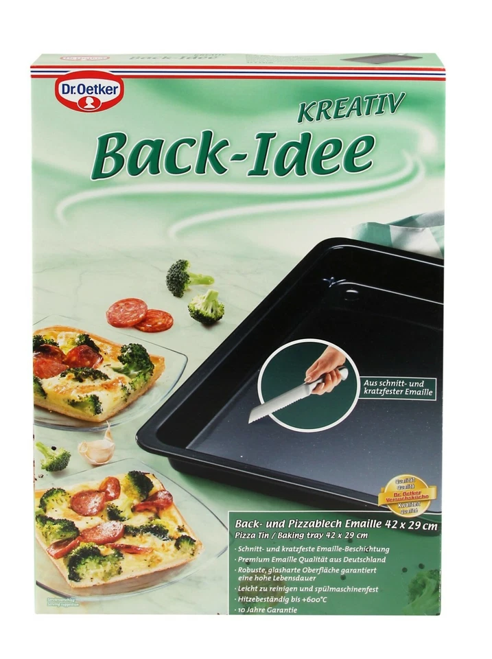 Dr. Oetker Backblech Emaille 42 x 29 cm BACK-IDEE, hitzebeständig & emailliert - Bild 3 von 3