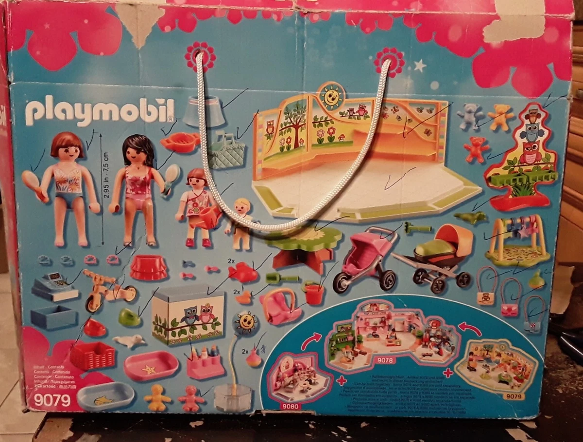 Playmobil City Life Baby Store Building and Accesories 9079 w open