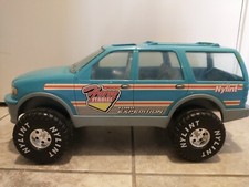 Vintage Nylint Horse Stables Ford Expedition Blue Toy Truck USA Made 1997
