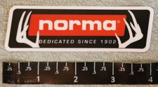 Norma Dedicated Since 1902 Vinyl Decal Sticker Ammunition Ammo Shot Show OEM