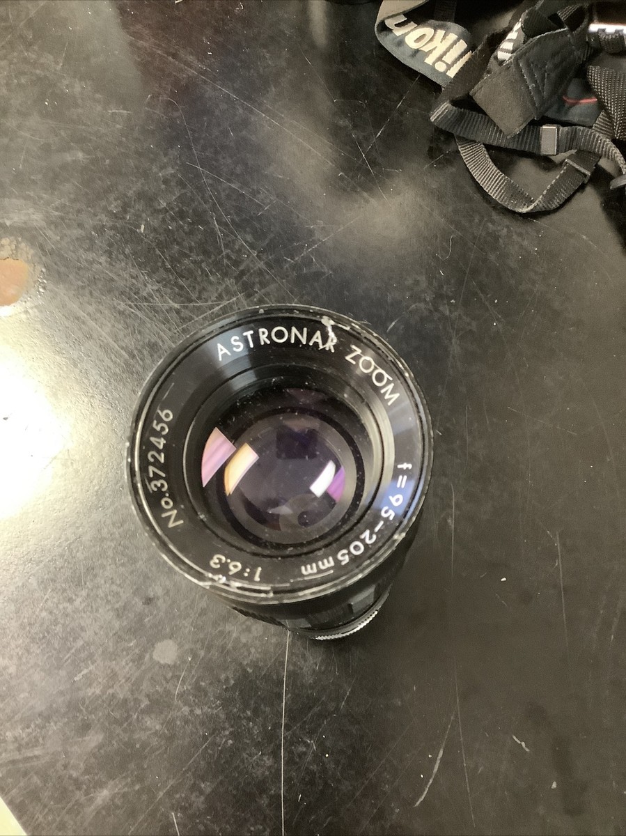 Used Astronar Zoom Lens 1:6.3 No.372456 F=95-205mm Lens | eBay