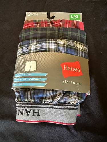 Ropa interior boxer Hanes Platinum Comfort Flex L/G 3 piezas niños - Imagen 6 de 6