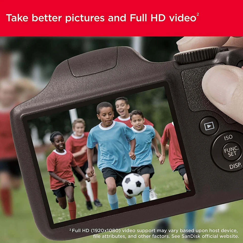 SanDisk Ultra Full HD Video 256GB UHS-I SDXC Class 10 Memory Card 120MB/s -UK - Image 4 of 4
