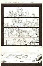 TOMB RAIDER #15, PAGE 22 - ORIGINAL COMIC ART BY FRANCIS MANAPUL