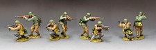 KING COUNTRY WW2 GERMAN ARMY WS384 TWO GERMAN SOLDIERS OPEN FIRE