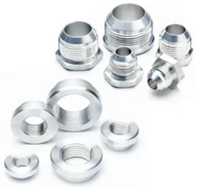 X2P  Female WELD BUNG ALUMINUM, -12AN