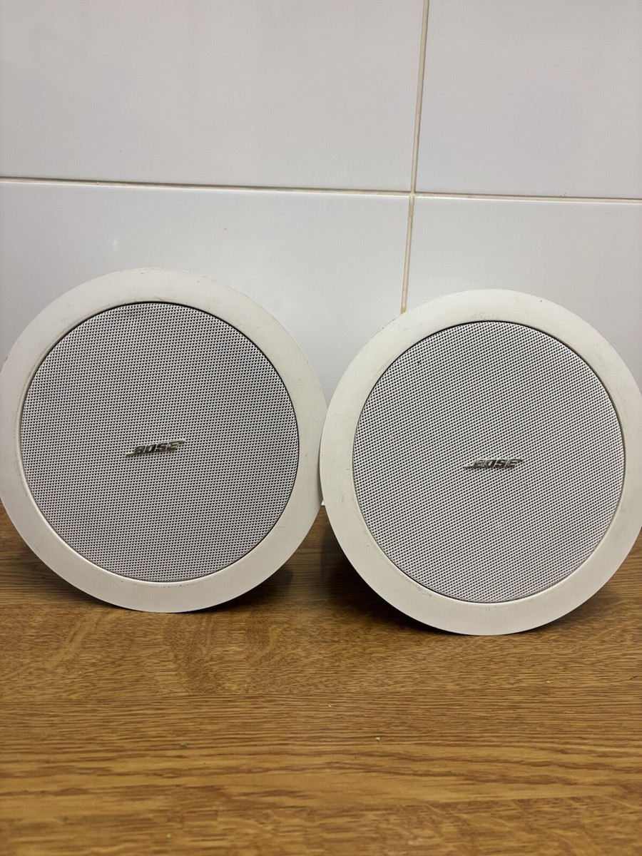 2 X Bose freespace speakers DS 16F Loudspeaker White | eBay UK