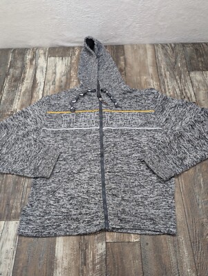Thrill 94 Heather Gray Full Zip Hooded Sweatshirt, Flawless. 3x Cotton Poly.  