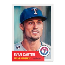 2024 Topps Living Set 703 Evan Carter Rookie Card- Free Shipping Always!
