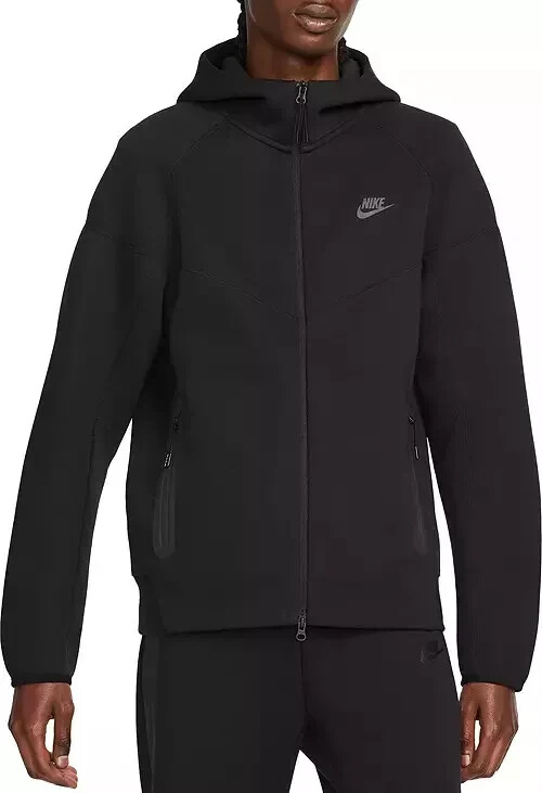Nike Sportswear Tech Fleece Full-Zip Hoodie Men's Size XL Black