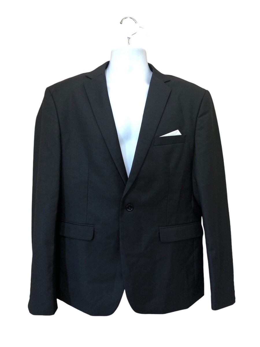 MOGU Mens 2 Piece Suit Slim Fit Double Breasted Blazer And