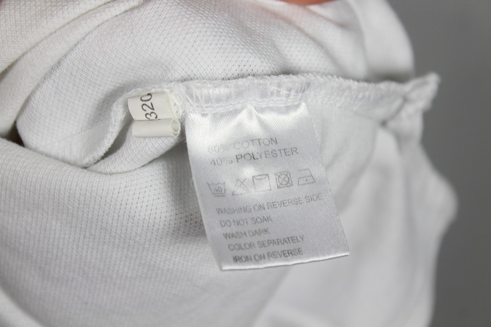 YVES SAINT LAURENT POLO T SHIRT MAGLIA CAMISETA GRANDE LOGO COTONE