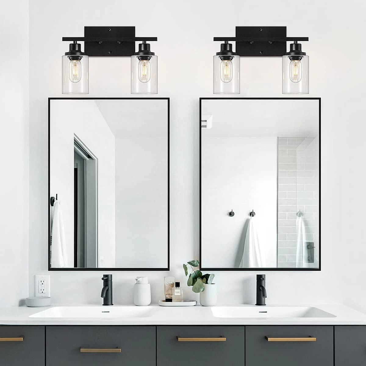 Bathroom black cheap light fixtures