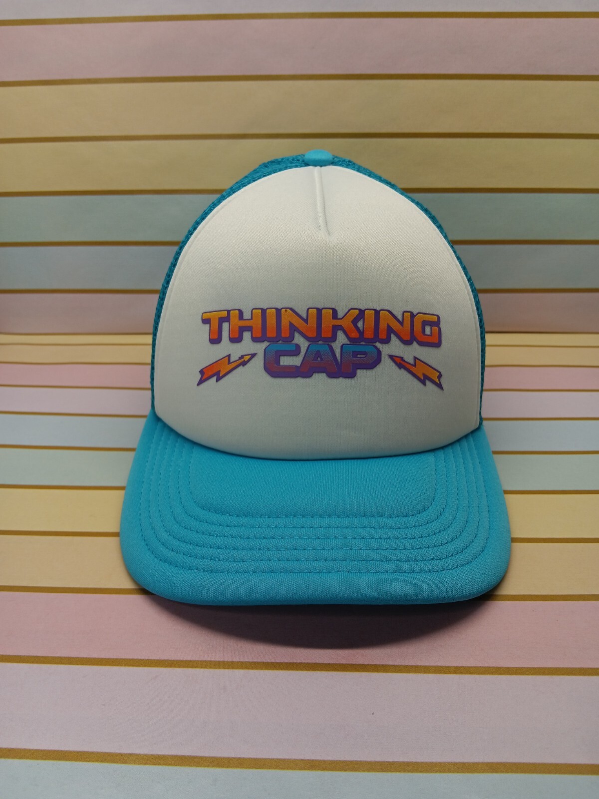Thinking Cap Stranger Things Netflix Trucker Hat … - image 2