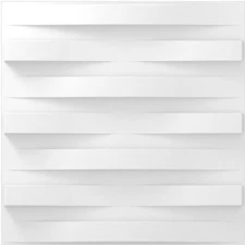 12 Tiles 3D Wall Panels PVC Tiles Textured Bricks Art Design 19.6" x 19.6"