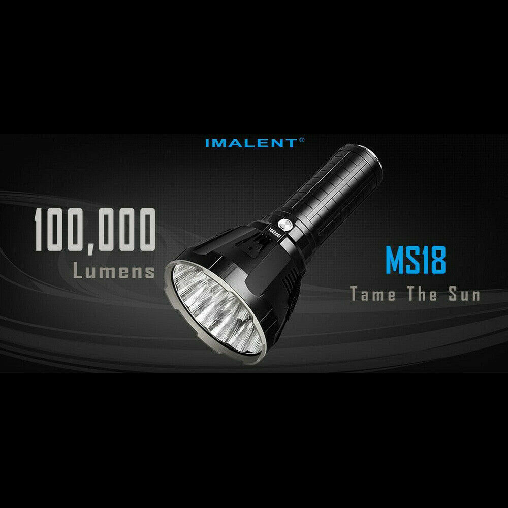 IMALENT MS18 Super Powerful LED Flashlight Rechargeable & Waterproof Outdoor New
