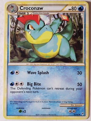 Croconaw 41/95 LP - Call Of Legends Pokemon Card - Kawayoo Art | eBay