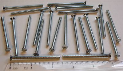 Finish: Zinc Length: 2-1//2 Inch Quantity: 100 Size: #8-32 #8-32 x 2 1//2 Machine Screw Round Head Slotted ZINC CR+3 Material: Steel Head: Round Fully Threaded