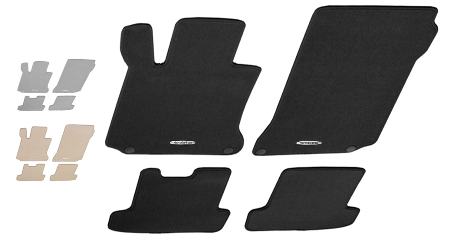 MercedesBenz Genuine OEM Carpet Floor Mats 2008 to 2014 CClass Sedan