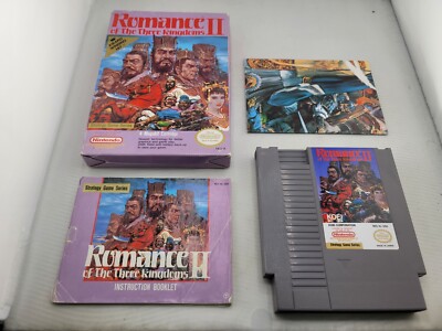 Romance of the Three Kingdoms II NES Nintendo Complete In Box CIB Great Shape