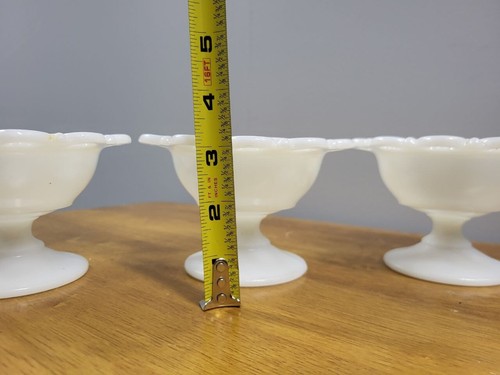 Anchor Hocking Old Colony Lace Edge White Milk Glass - Set 9 - Picture 24 of 24
