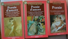 Lotto 3 libri di Poesia: Apoillinaire, Pasternak, Saffo, Tascabili Newton