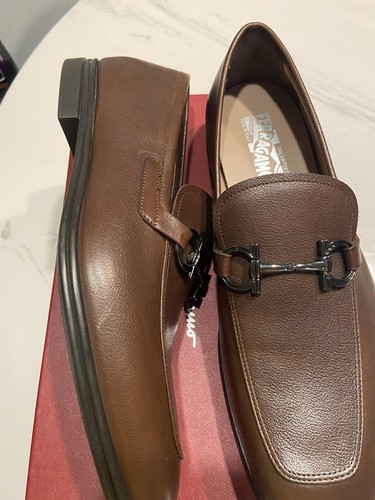 New Auth Salvatore Ferragamo Men Brown 