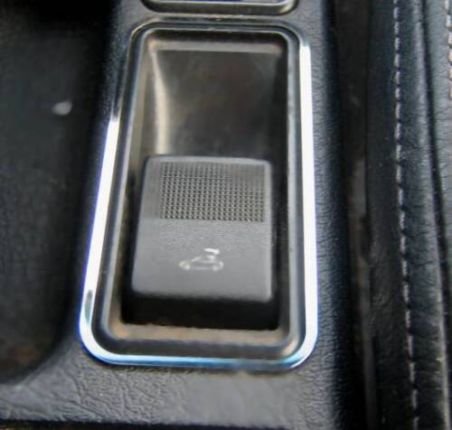 D Chrom Rahmen für Schalter Verdeck / Audi 80 90 B4 Cabrio - Edelstahl poliert - Bild 1 von 3