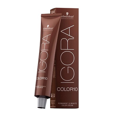 Schwarzkopf Igora Color 10 Permanent 10 Minute Color Cream 2.1 oz. You Pick