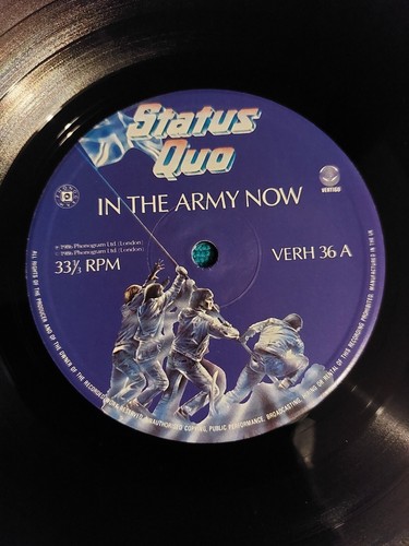 Status Quo = In The Army Now Vinyl LP + Tour Programme & Ticket. - Picture 17 of 17