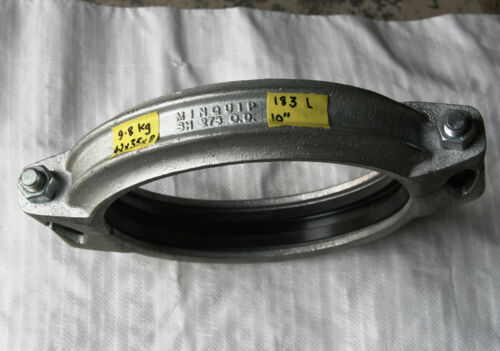 10" inch 250mm DN250 shouldered grooved victaulic type pipe coupling clamp New - Picture 1 of 5
